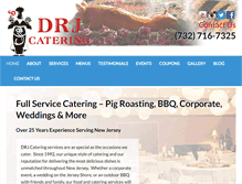 Tablet Screenshot of drjcatering.com